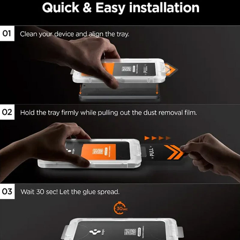 Spigen Glastr EZ Fit Pro HD Screen Protector for Galaxy S26 Ultra (1 Piece)